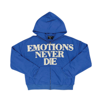 MIXED EMOTIONS HOODIE 'BLUE END'