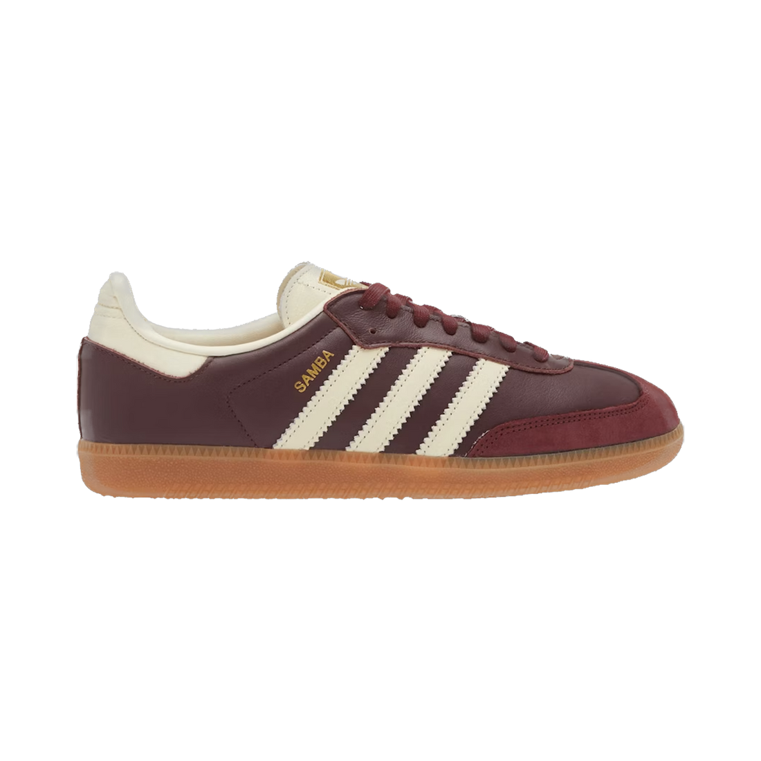 ADIDAS SAMBA (W) 'MAROON GOLD METALLIC'