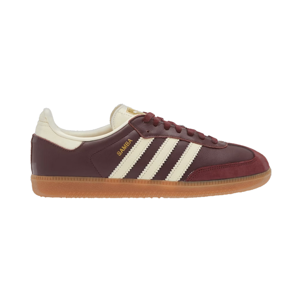 ADIDAS SAMBA (W) 'MAROON GOLD METALLIC'