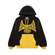SPIDER HOODIE 'TF ZIP BLACK YELLOW'