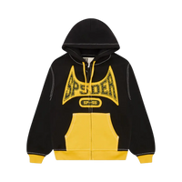 SPIDER HOODIE 'TF ZIP BLACK YELLOW'