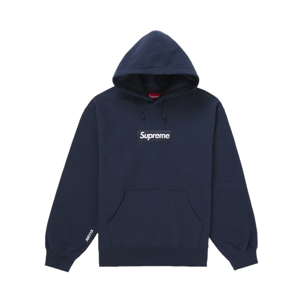 SUPREME HOODIE 'BOX LOGO FW25 NAVY'
