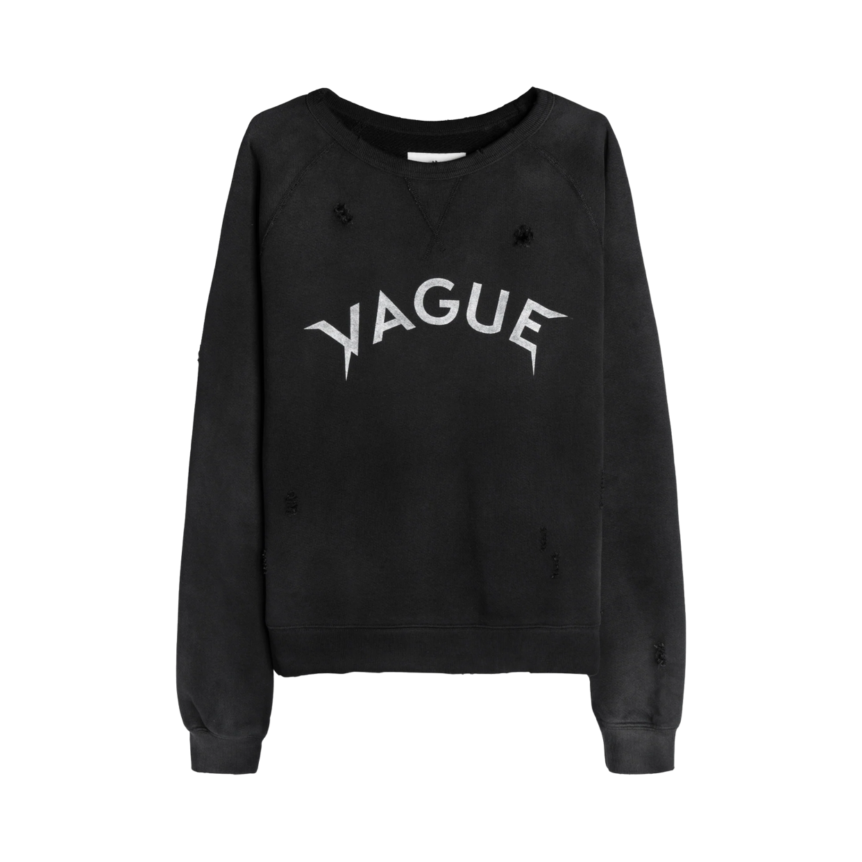 VAGUE STUDIOS CREWNECK 'ARCH LOGO SUNBEAT BLACK'