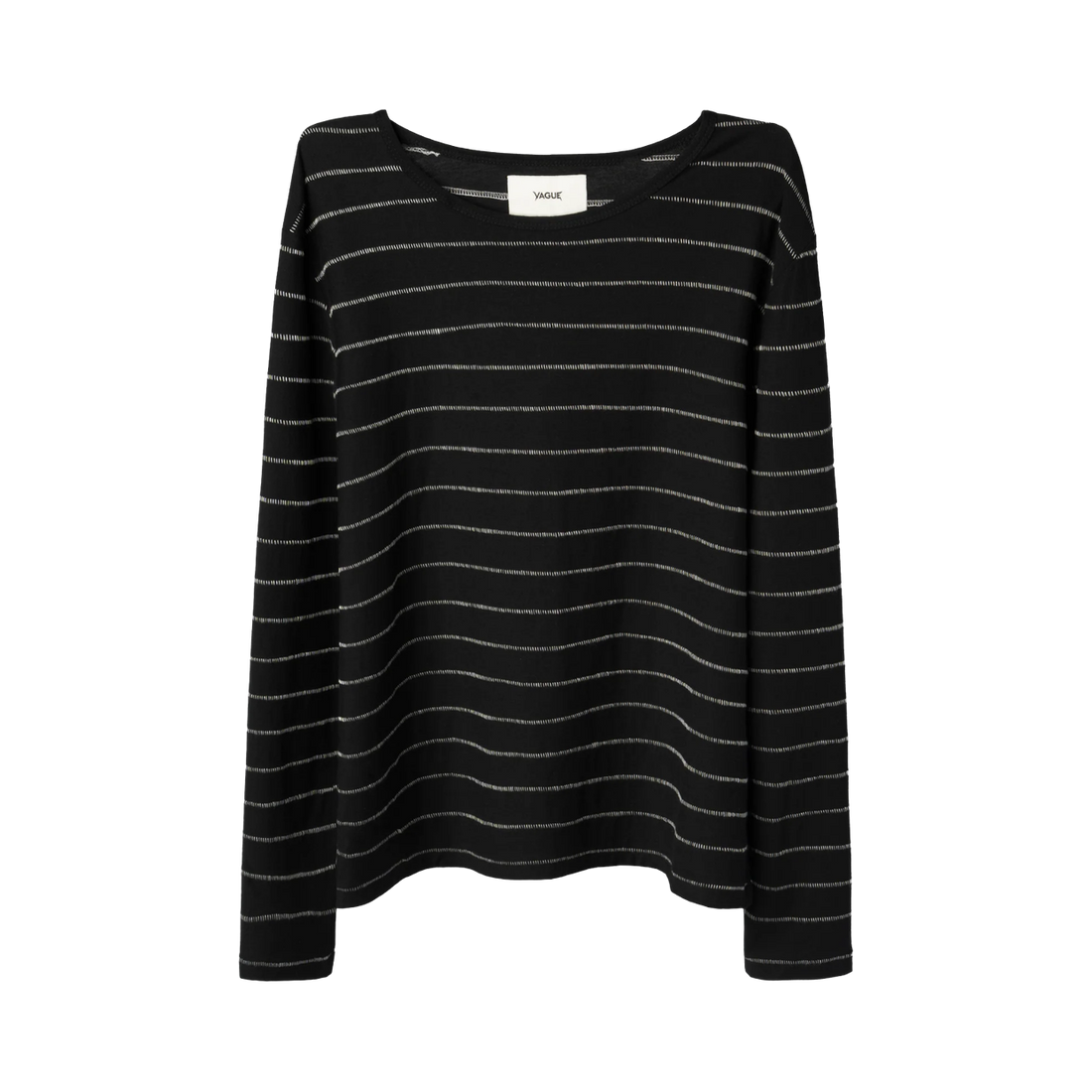 VAGUE STUDIOS LONGSLEEVE 'SINGLE STITCH STRIPED BLACK'