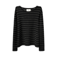 VAGUE STUDIOS LONGSLEEVE 'SINGLE STITCH STRIPED BLACK'