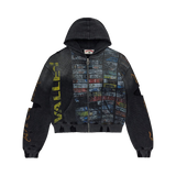 VALE FOREVER ZIP-UP 'GLITCH BLACK'