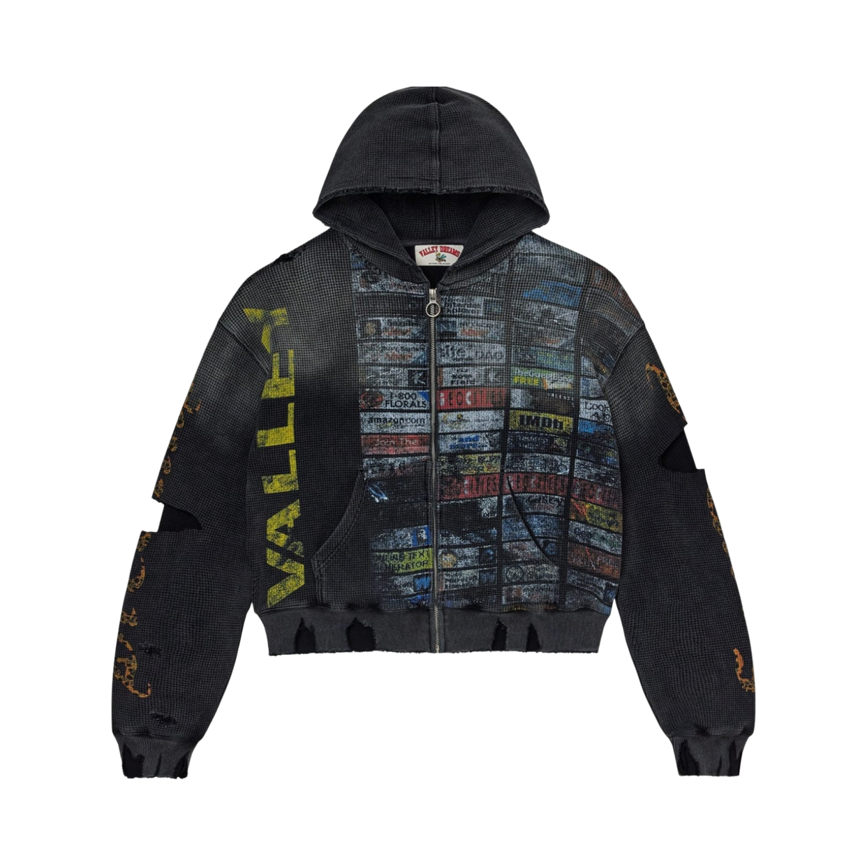 VALE FOREVER ZIP-UP 'GLITCH BLACK'
