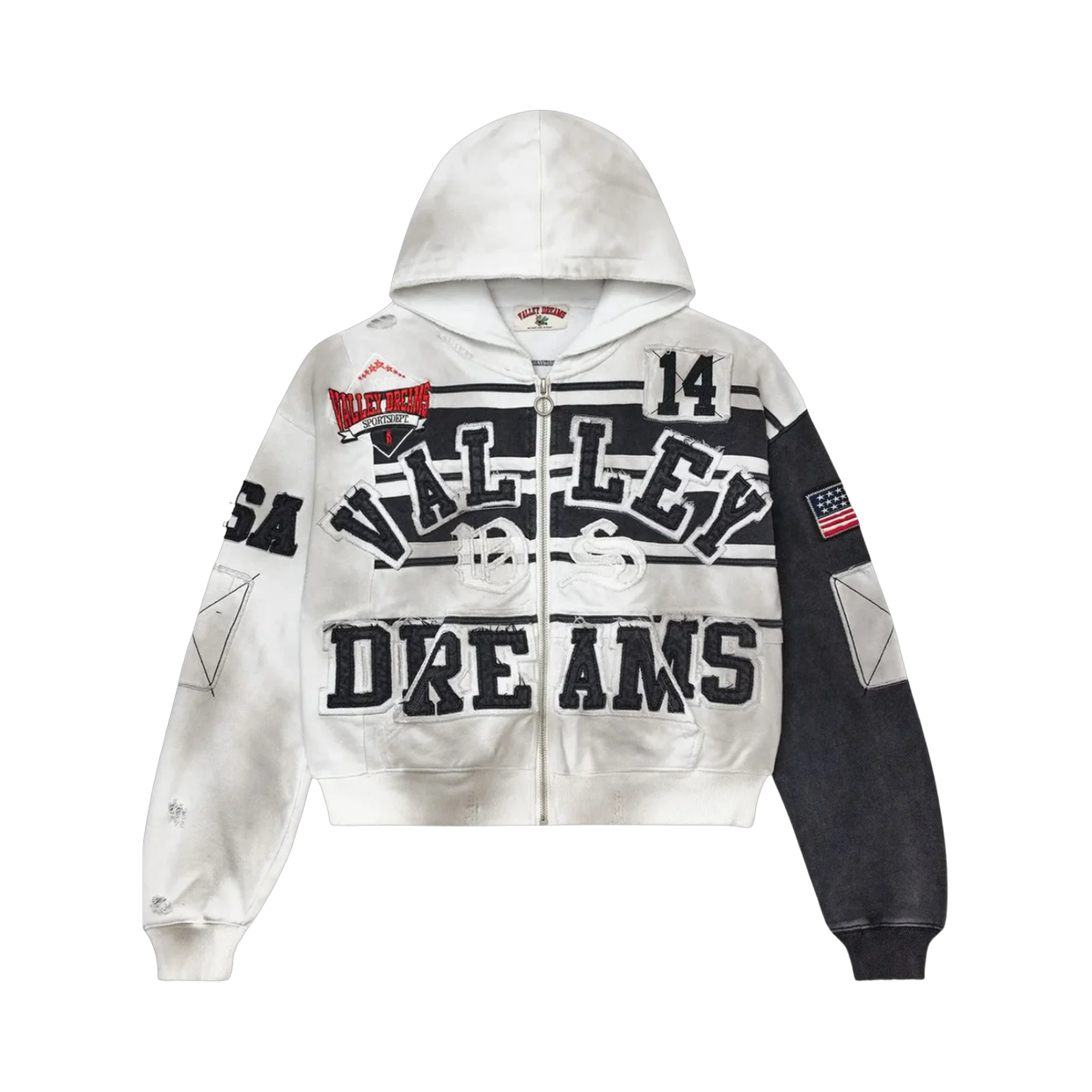 VALE FOREVER ZIP-UP 'COLLAGE OREO'