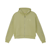 AZVA ZIP HOODIE 'CRYSTAL CACTUS MINT'