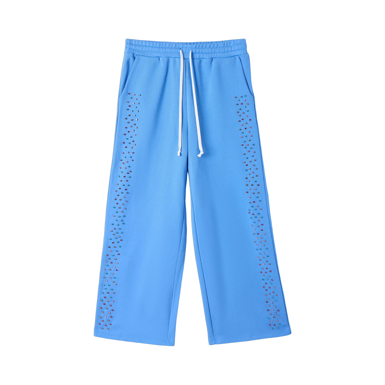 AZVA PANT 'CRYSTAL CACTUS BLUE'