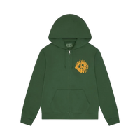 DENIM TEARS ZIP HOODIE 'UNIVERSITY GREEN'
