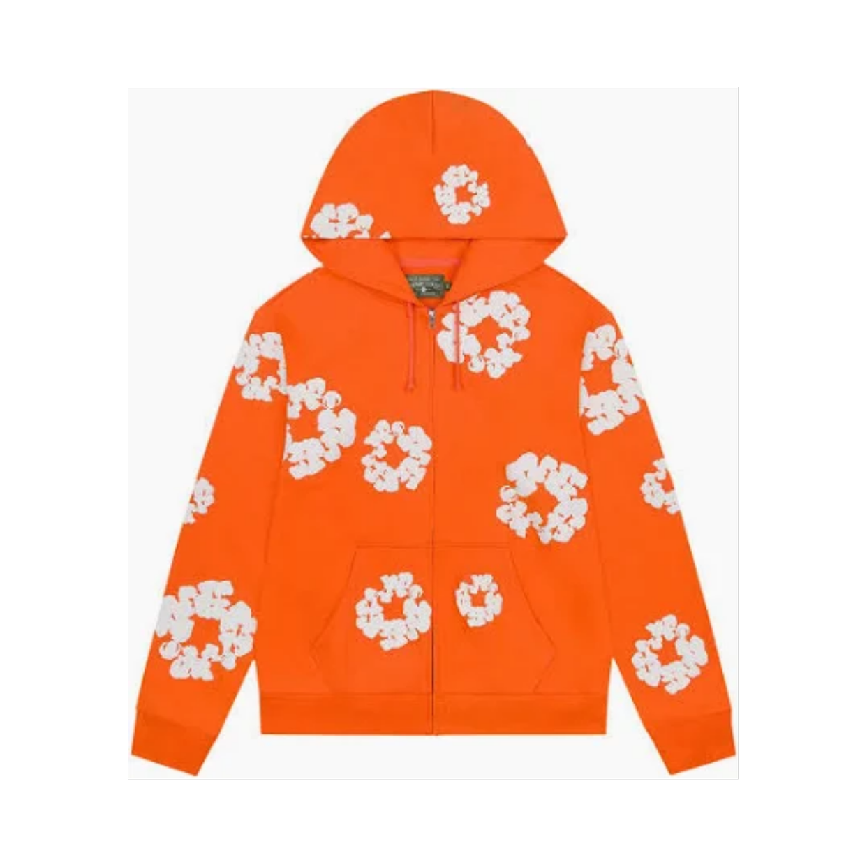 DENIM TEARS ZIP HOODIE 'ORANGE'