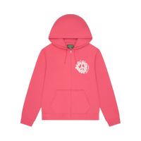 DENIM TEARS ZIP HOODIE 'UNIVERSITY PINK'