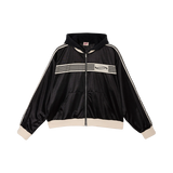 AZVA ZIP HOODIE 'STRIPED VALLEY'