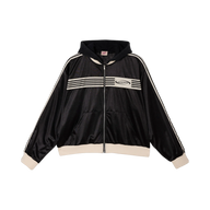 AZVA ZIP HOODIE 'STRIPED VALLEY'