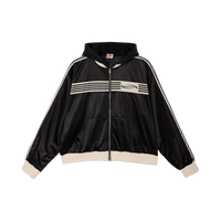 AZVA ZIP HOODIE 'STRIPED VALLEY'