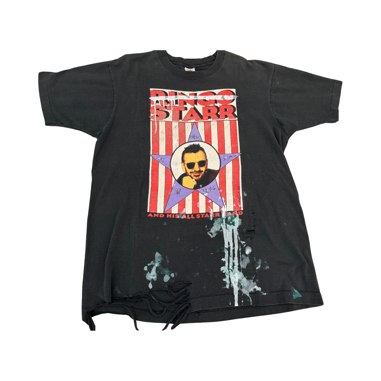 VINTAGE TEE 'RINGO STARR BLACK'
