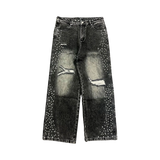 MIXED EMOTIONS JEANS 'BAGGY STONE GREY'