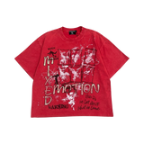 MIXED EMOTIONS TEE 'CRIMSON RED'