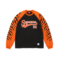 SUPREME LONGSLEEVE 'TIGER RAGLAN ORANGE BLACK'