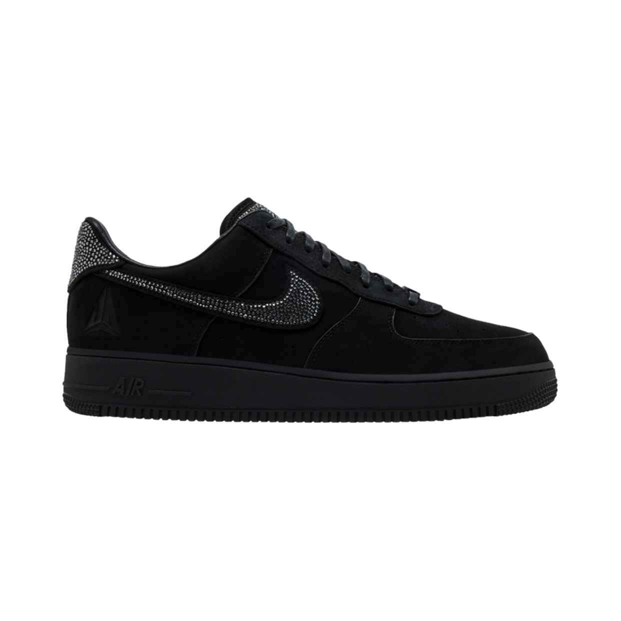 NIKE AIR FORCE 1 LOW 'JA MORANT X SWAROVSKI BLACK'