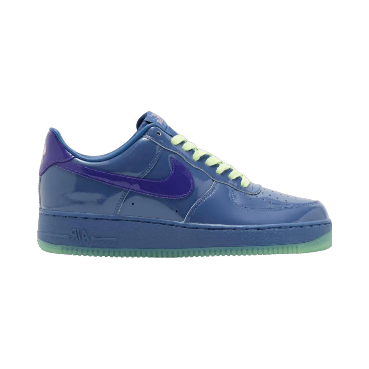 NIKE AIR FORCE 1 LOW 'PATENT LEATHER MYSTIC NAVY GRAPE ICE'
