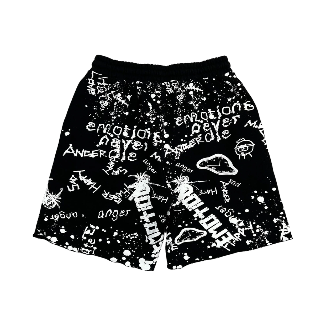 MIXED EMOTIONS SHORT 'GRAFFITI BLACK'