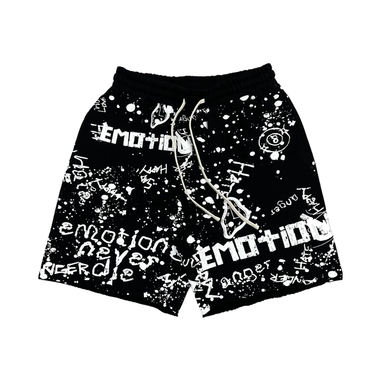 MIXED EMOTIONS SHORT 'GRAFFITI BLACK'