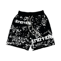 MIXED EMOTIONS SHORT 'GRAFFITI BLACK'