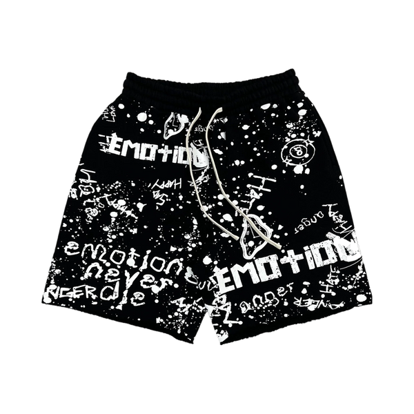 MIXED EMOTIONS SHORT 'GRAFFITI BLACK'