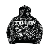 MIXED EMOTIONS HOODIE 'GRAFFITI BLACK'