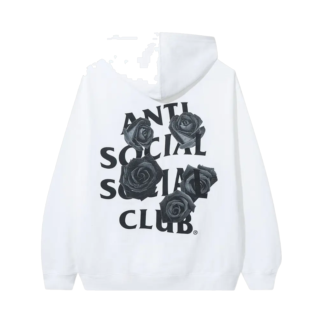 ANTI SOCIAL HOODIE 'BAT EMOJI WHITE'