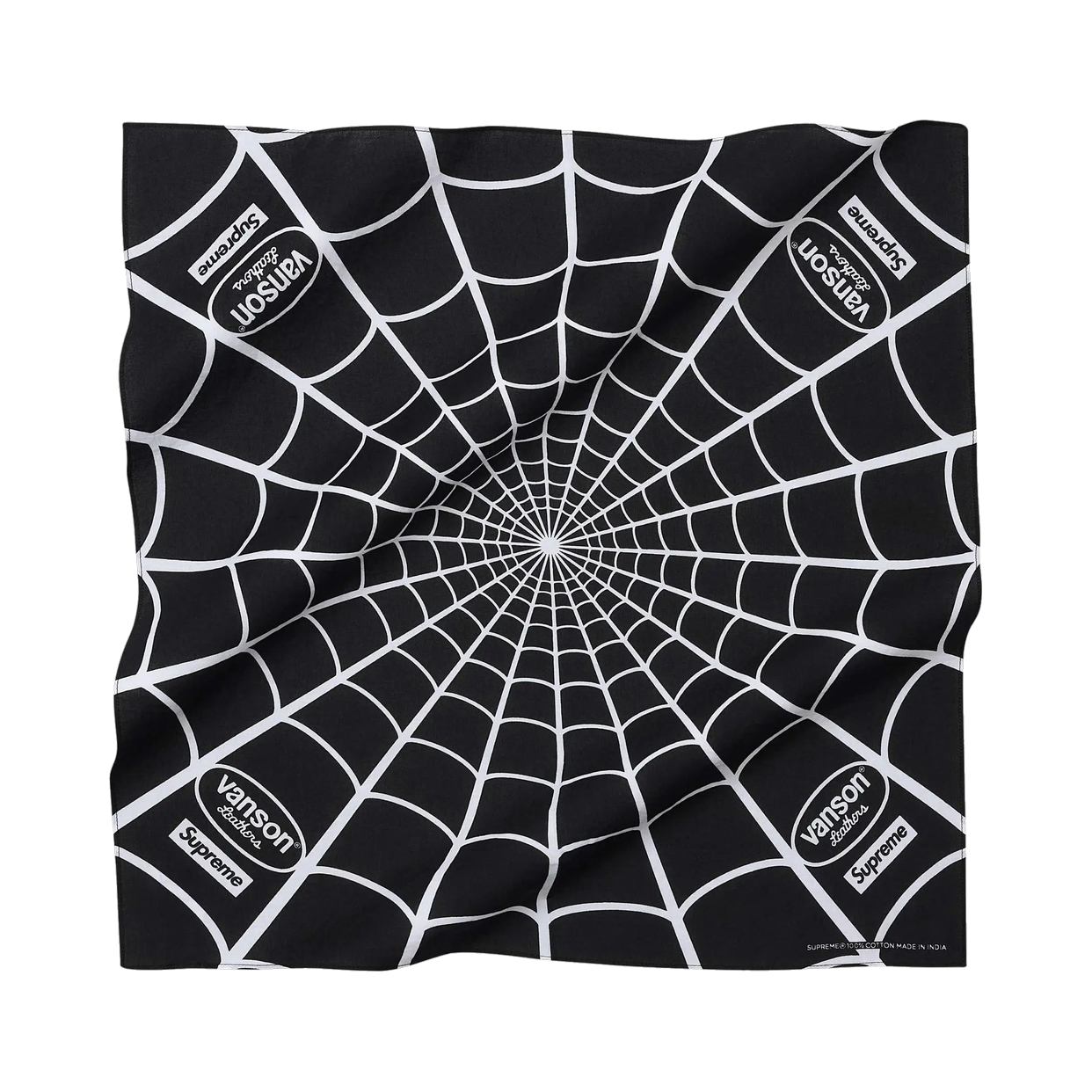 SUPREME BANDANA 'VANSON SPIDER-MAN BLACK'