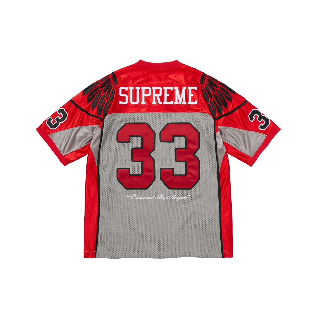 SUPREME JERSEY 'WINGS FOOTBALL GREY'