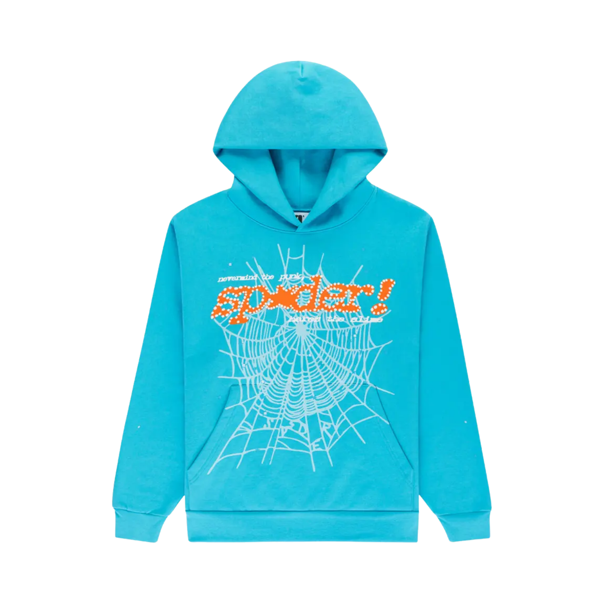 SPIDER HOODIE 'PUNK V2 CYAN'