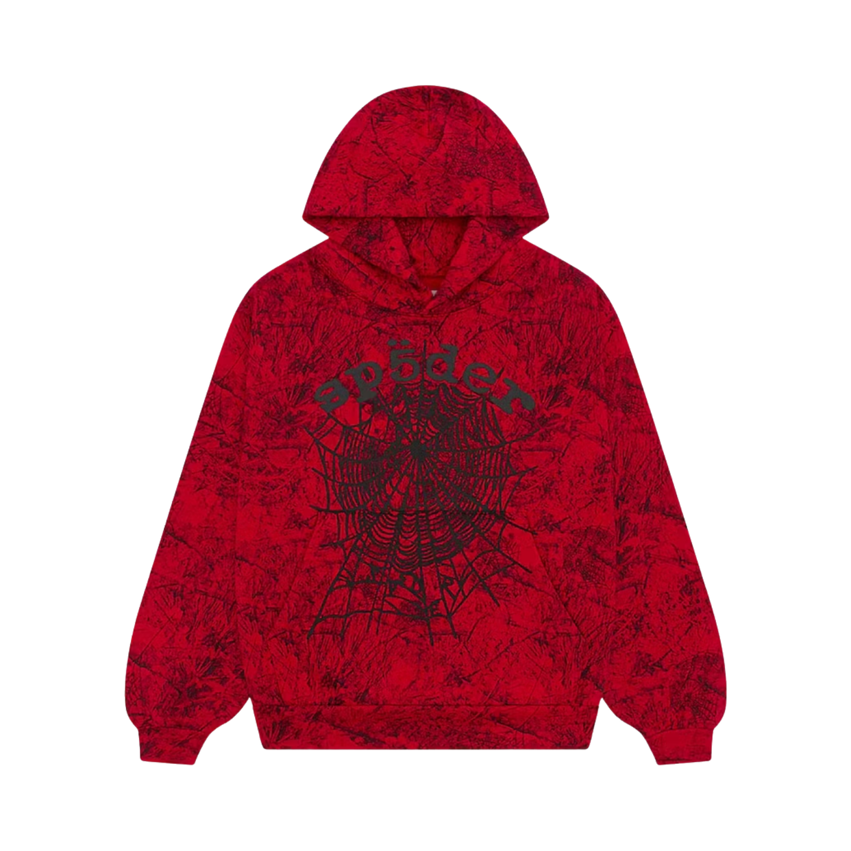 SPIDER HOODIE 'TREE CAMO RED'