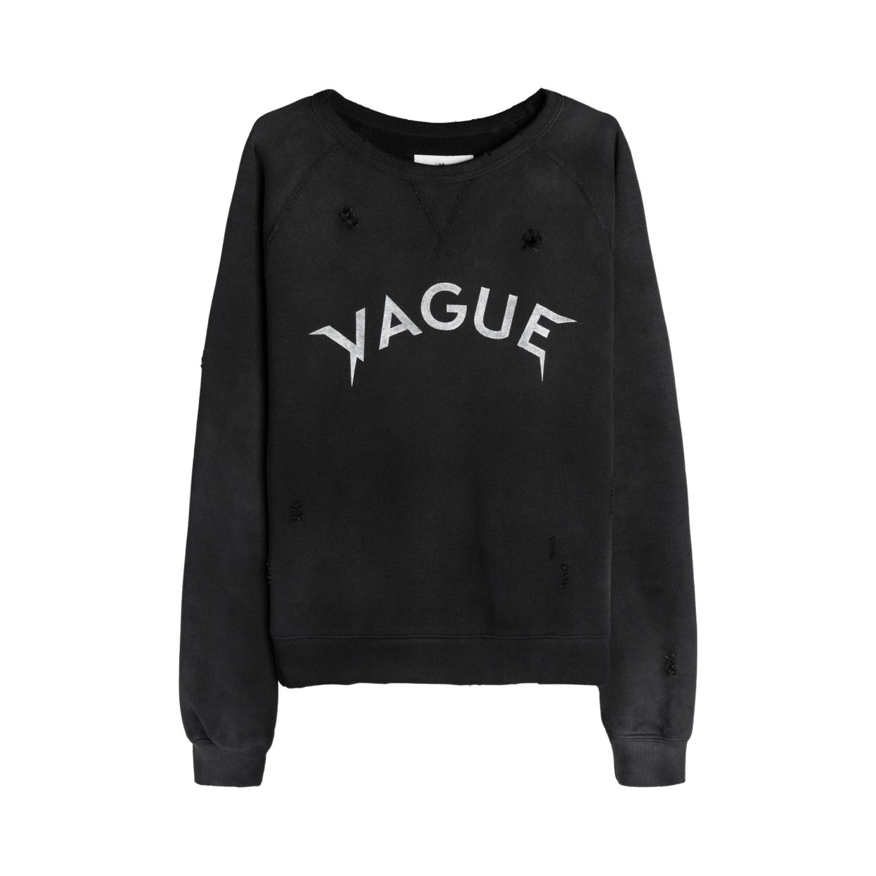 VAGUE STUDIOS CREWNECK 'ARCH LOGO SUNBEAT BLACK'