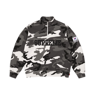 SUPREME HALF-ZIP 'FLAG WHITE CAMO'