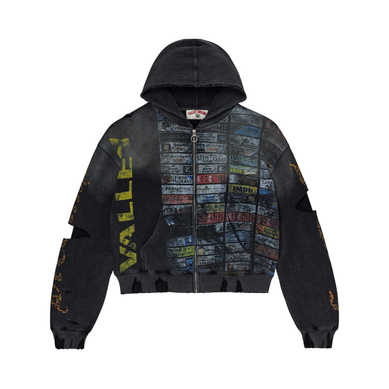 VALE FOREVER ZIP-UP 'GLITCH BLACK'
