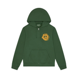 DENIM TEARS ZIP HOODIE 'UNIVERSITY GREEN'