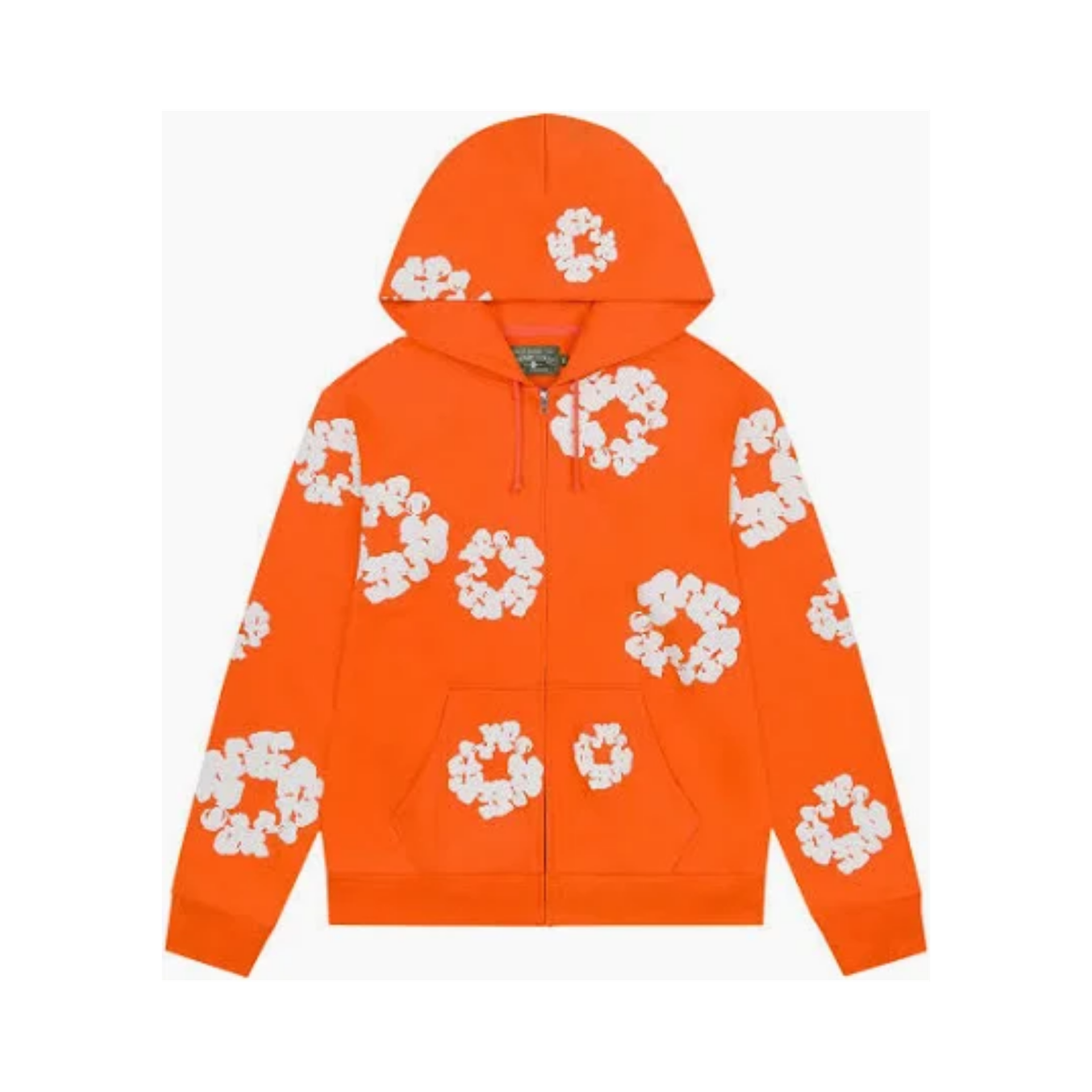DENIM TEARS ZIP HOODIE 'ORANGE'