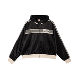 AZVA ZIP HOODIE 'STRIPED VALLEY'