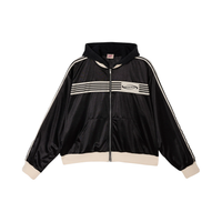 AZVA ZIP HOODIE 'STRIPED VALLEY'