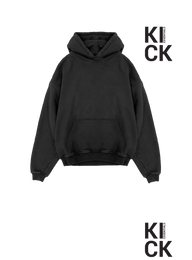 KICK ESSENTIALS HOODIE 'BLANK BLACK'