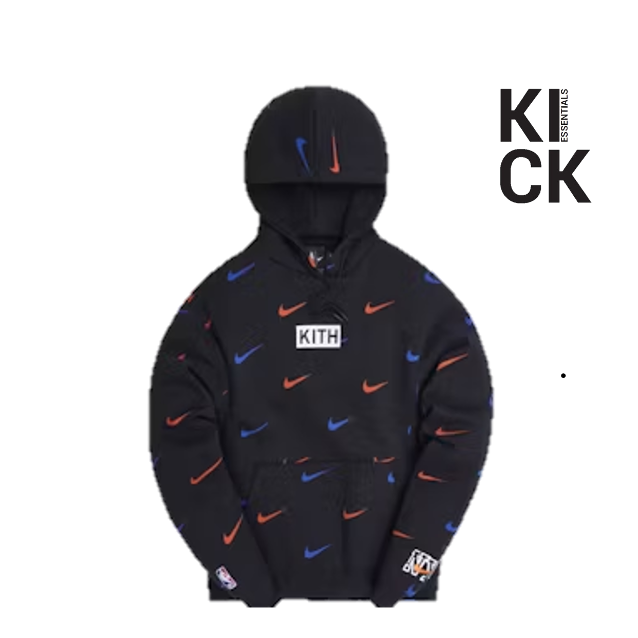 KITH HOODIE 'NIKE KNICKS AOP BLACK'