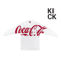 KITH LONGSLEEVE 'COCA COLA WHITE'