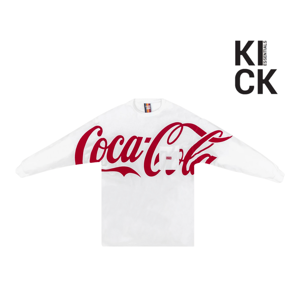 KITH LONGSLEEVE 'COCA COLA WHITE'