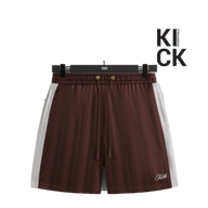 KITH SHORTS 'PINSTRIPE TRICOT MAGMA'