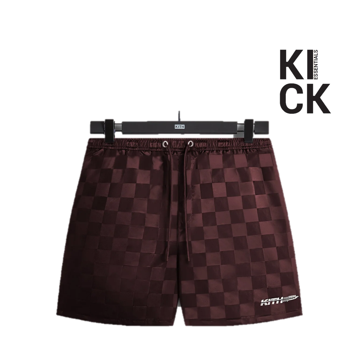 KITH SHORTS 'CHECKERED SATIN RAVE'