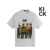 KITH TEE 'THE BEATLES JAPAN SCARVES WHITE'
